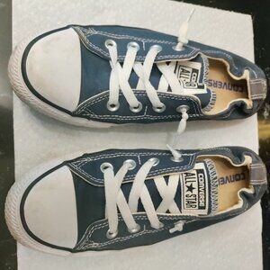 Chuck Taylor All Stars,  LT,  Blue,  Stretchy Crush-back Heel, US 9/UK 7.
